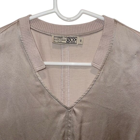 Go By Go Silk Womens Silk Cap Sleeve Iconic Go Anytime Top Dusty Rose Size XSmal - Picture 3 of 8